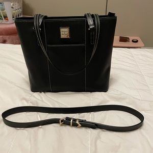 Authentic Black Leather Dooney and Bourke Purse